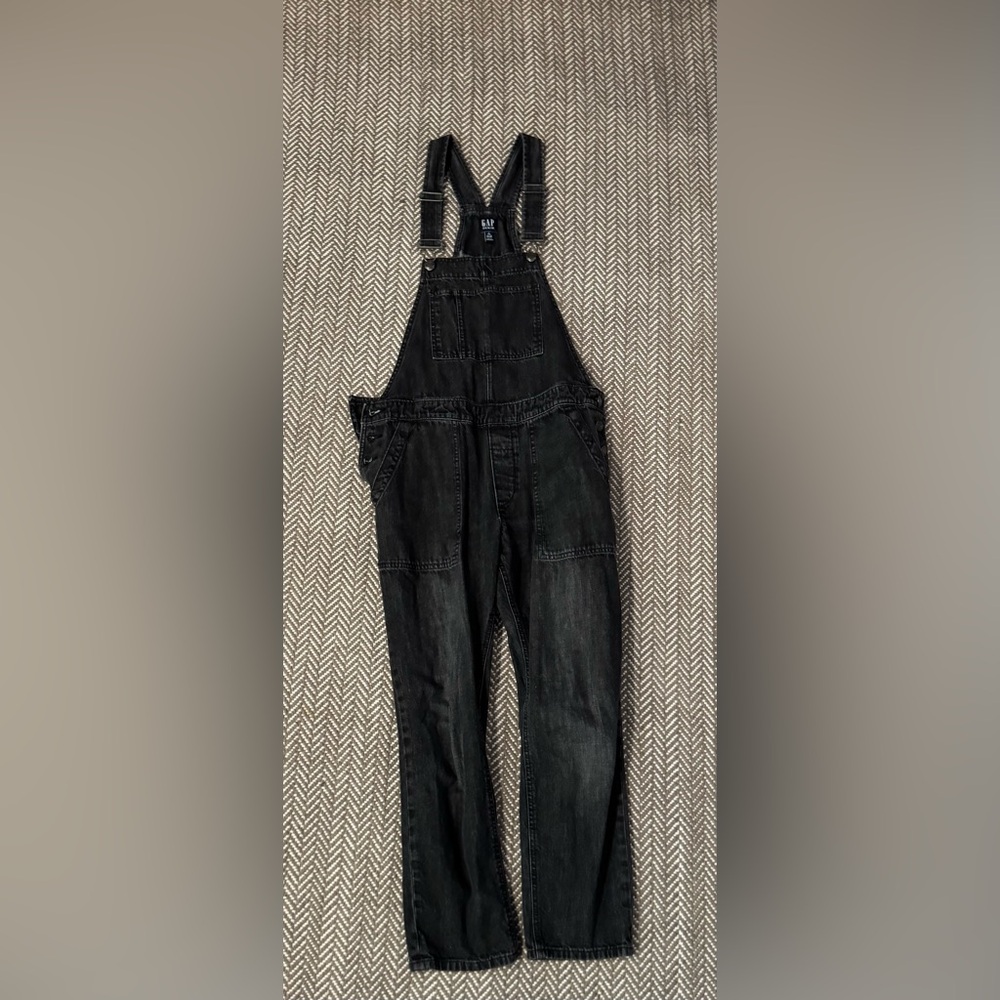 Gap Black Denim Overalls